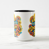 Design featuring an inspiring message for a fruitf マグカップ (中央)