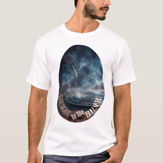Design fléchette fumée Straight to the Bullseye Tシャツ