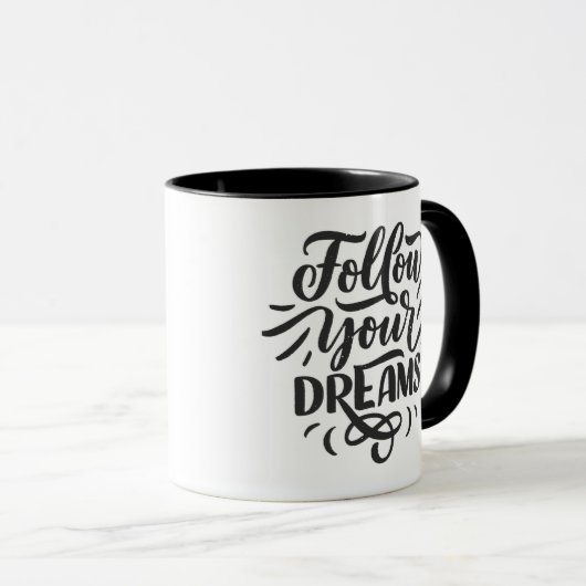design follow your dream マグカップ (正面右)
