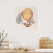 Design for a dirigible, French, c.1785 ポスター (キッチン)