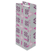 design for fabric, wallpaper, wrapping paper, ワインギフトバッグ (正面アングル)