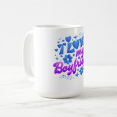 Design-I love my boyfriend コーヒーマグカップ (正面左)
