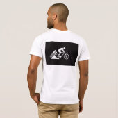 design illustration of bike tシャツ (裏面フル)