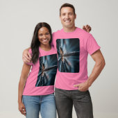 Design impact fléchette en plein centre cible tシャツ (ユニセックス)