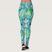 Design-Leggings mit ausgefallenem Muster  レギンス (裏面)