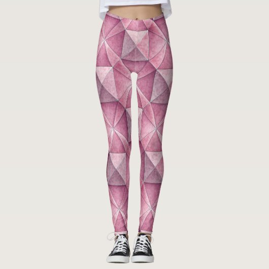 Design-Leggings mit ausgefallenem Muster  レギンス (正面)