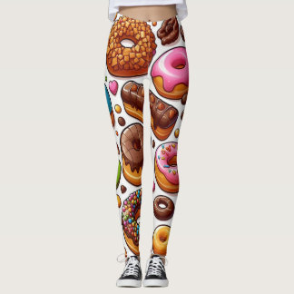 Design-Leggings mit ausgefallenem Muster レギンス