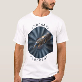 Design macro fléchette Target Locked futuriste Tシャツ