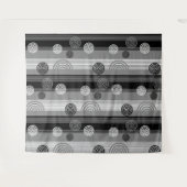 Design moderne en Noir et Blanc タペストリー (正面(横))