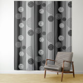 Design moderne en Noir et Blanc タペストリー (インサイチュ)