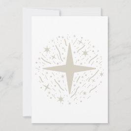 Design Nouvel An : étoiles argentées et confettis シーズンカード