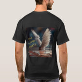 Design Old School Darts fléchette rétro plume Tシャツ (裏面)