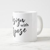 Design on purpose  ジャンボコーヒーマグカップ (正面右)