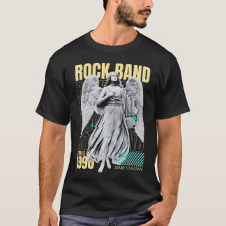 Design Rock Band 1990 Vintage Bold Music Streetwea Tシャツ