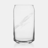 Design Rotmilan im Flug schwarzweiss ガラス缶 (裏面)