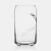 Design Rotmilan im Flug schwarzweiss ガラス缶 (右)