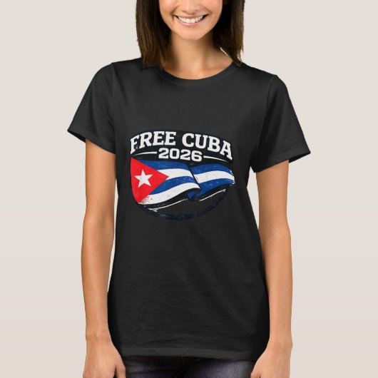 Design Shirt Cuba Cuba Libre Donroe Doctrine Tシャツ (正面)