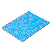 Design simple et élégant Carnet spiral abstrait ノートブック (左側)