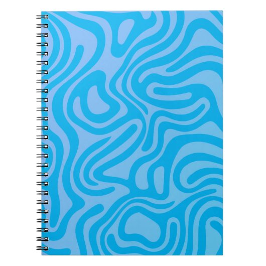 Design simple et élégant Carnet spiral abstrait ノートブック (正面)
