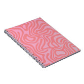 Design simple et élégant Carnet spiral abstrait ノートブック (右側)