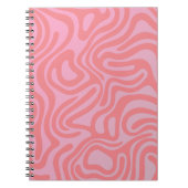 Design simple et élégant Carnet spiral abstrait ノートブック (正面)