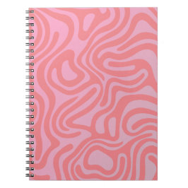 Design simple et élégant Carnet spiral abstrait ノートブック