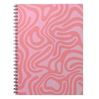 Design simple et élégant Carnet spiral abstrait ノートブック