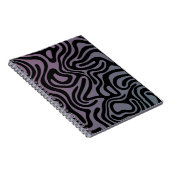 Design simple et élégant Carnet spiral abstrait ノートブック (右側)