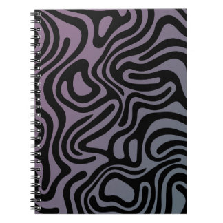 Design simple et élégant Carnet spiral abstrait ノートブック