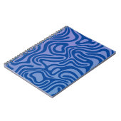 Design simple et élégant Carnet spiral abstrait ノートブック (左側)