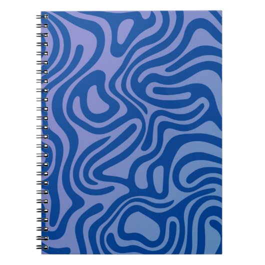Design simple et élégant Carnet spiral abstrait ノートブック (正面)