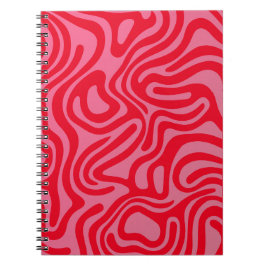 Design simple et élégant Carnet spiral abstrait ノートブック