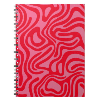 Design simple et élégant Carnet spiral abstrait ノートブック