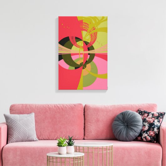 Design Style Art Déco キャンバスプリント (インサイチュ (リビング))