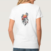 Design Surf et Plage Éléments Tropicaux Effet Tシャツ (裏面)