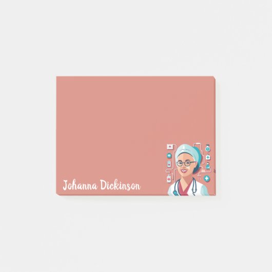 design sympa pour les infirmières ポストイット (正面)