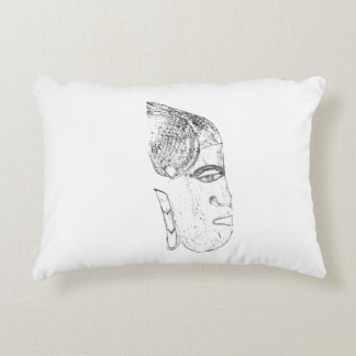 design tête femme africaine アクセントクッション