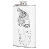 design tête femme africaine フラスク (左)