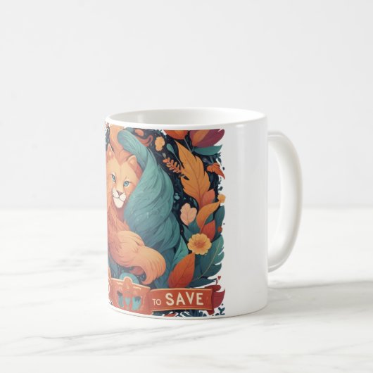 "Design unique de stéthoscope en forme de cœur  コーヒーマグカップ (正面右)