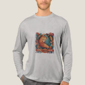 "Design unique de stéthoscope en forme de cœur  トライブレンドＴシャツ (正面)