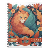 "Design unique de stéthoscope en forme de cœur  ノートブック (正面)