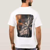 Design Vise Juste Vise Fort fléchette impact Tシャツ (裏面)