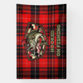 Design with fun, bold illustration of a cool bass 横断幕 (縦)