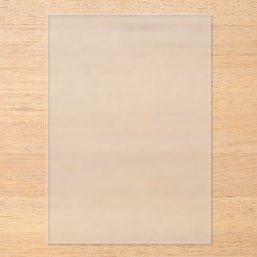 Design Your Dream - Frosted アクリル招待状 (正面)