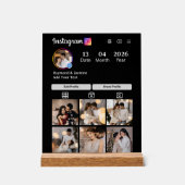Design Your Own 7 Photo Collage アクリルサイン (正面)