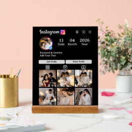 Design Your Own 7 Photo Collage アクリルサイン
