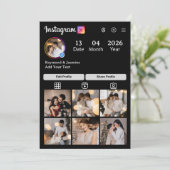 Design Your Own 7 Photo Collage サンキューカード (スタンド正面)