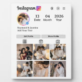 Design Your Own 7 Photo Collage フォトプラーク (正面)