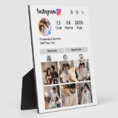 Design Your Own 7 Photo Collage フォトプラーク (側面)