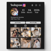 Design Your Own 7 Photo Collage フォトプラーク (正面)